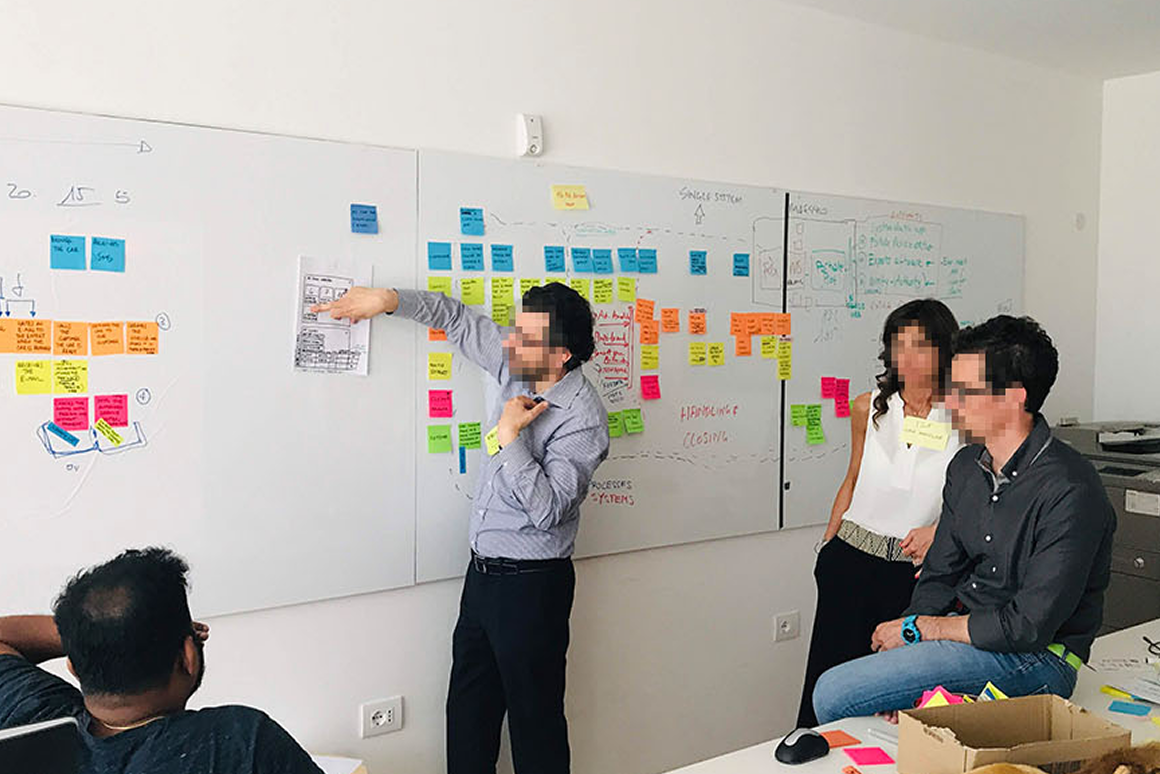 Collaborative sketching session